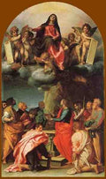 Andrea Del Sarto Assumption Of The Virgin A4 Photo Print