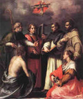 Andrea Del Sarto Disputation Over The Trinity A4 Photo Print