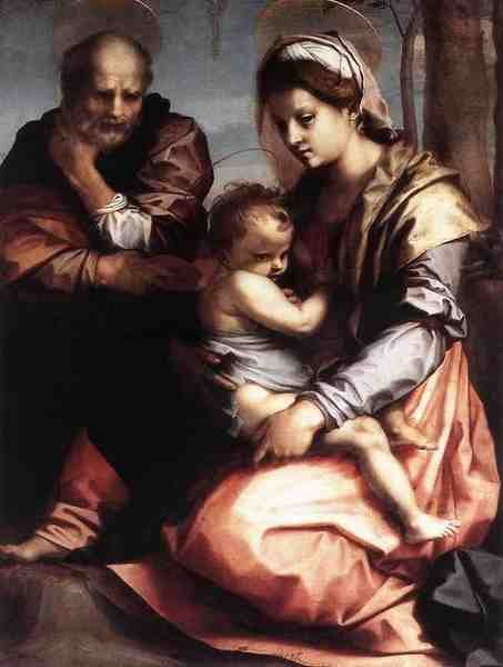 Andrea Del Sarto Holy Family Barberini A4 Photo Print