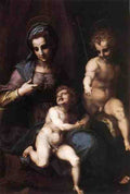 Andrea Del Sarto Madonna And Child With The Young St John A4 Photo Print