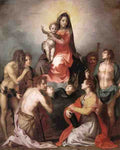 Andrea Del Sarto Madonna In Glory And Saints A4 Photo Print