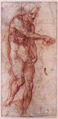 Andrea Del Sarto Study For The Baptism Of The People A4 Photo Print