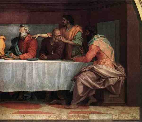 Andrea Del Sarto The Last Supper Detail3 A4 Photo Print