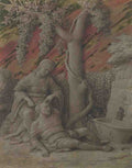 Andrea Mantegna Samson and Delilah A4 Photo Print