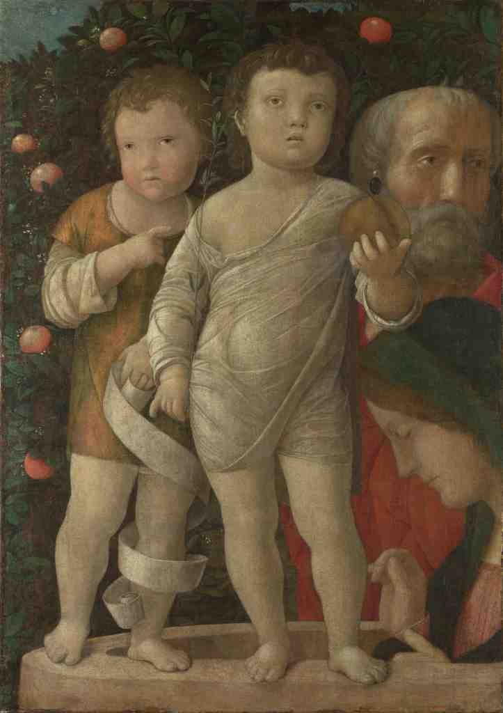 Andrea Mantegna The Holy Family with Saint John A4 Photo Print