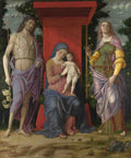 Andrea Mantegna The Virgin and Child with Saints A4 Photo Print