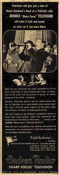 Andrea Sharp Focus Vintage Retro Advert Ads A4 Photo Print
