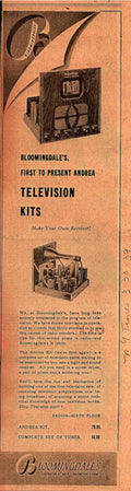 Andrea Television Kits Vintage Retro Advert Ads A4 Photo Print