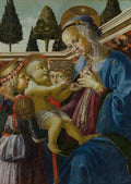 Andrea del Verrocchio The Virgin and Child with Two Angels A4 Photo Print