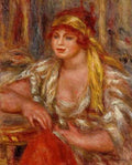 Andree In Yellow Turban And Blue Skirt 1917 A4 Photo Print