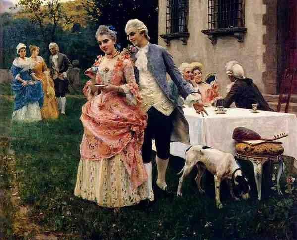 Andreotti Federico An Afternoon Tea A4 Photo Print