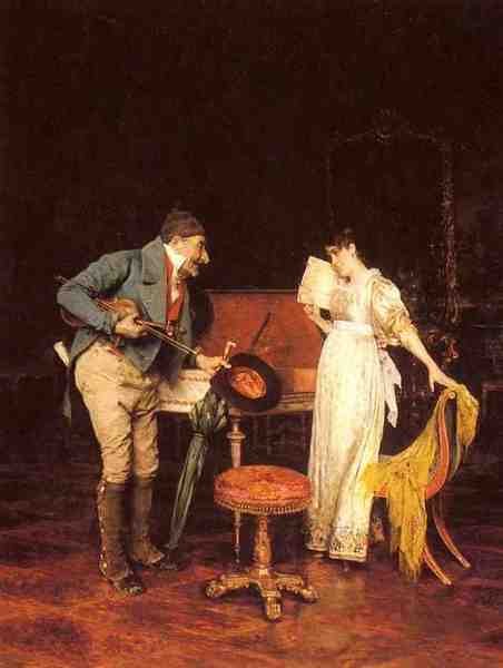 Andreotti Federico The Music Lesson A4 Photo Print