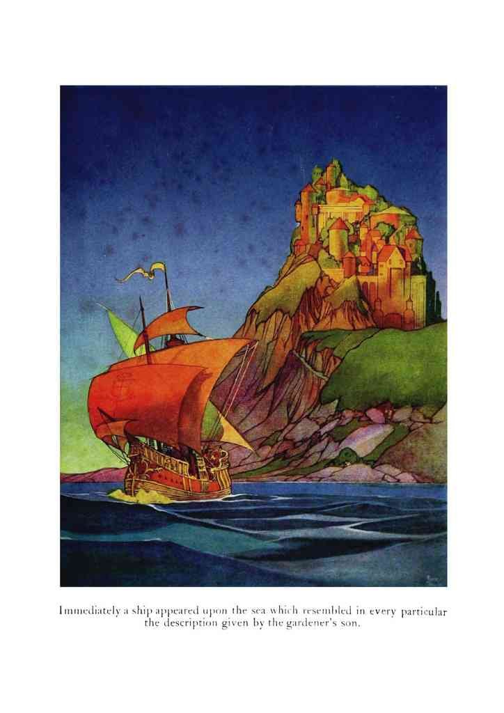 Andrew Lang Blue Fairy Book 011 Vintage Illustration A4 Photo Print