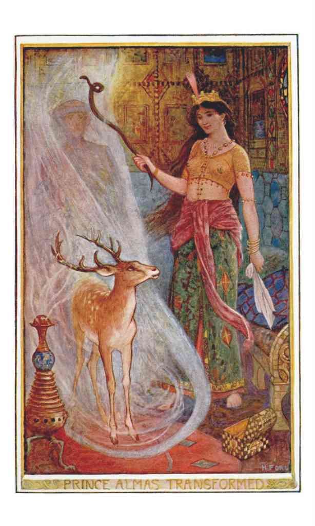 Andrew Lang Brown Fairy Book 030 Vintage Illustration A4 Photo Print
