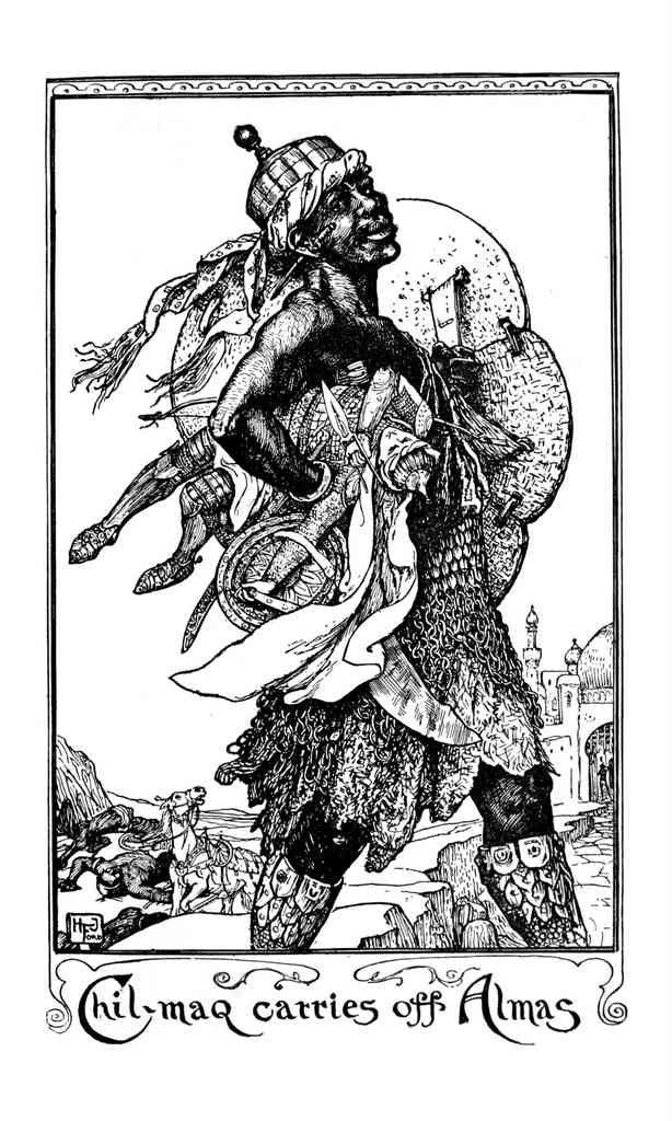 Andrew Lang Brown Fairy Book 037 Vintage Illustration A4 Photo Print