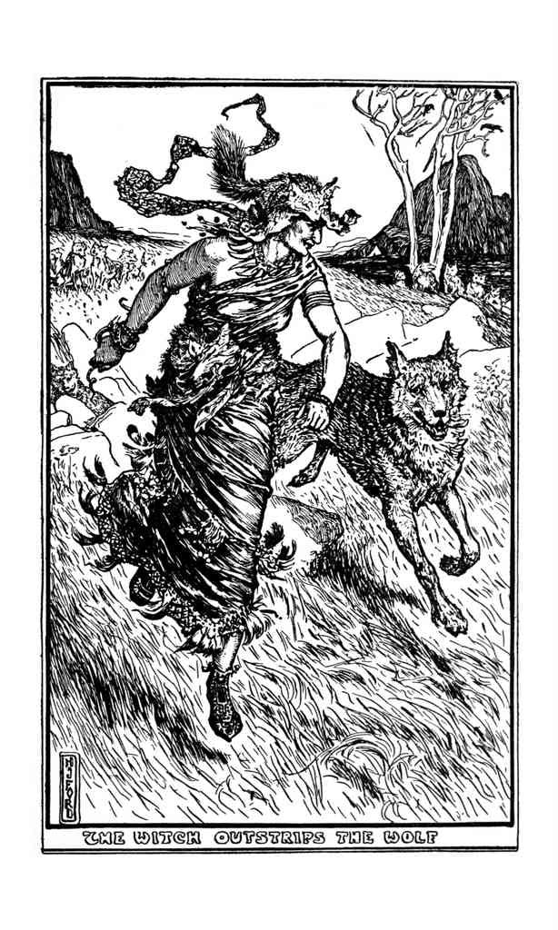Andrew Lang Brown Fairy Book 068 Vintage Illustration A4 Photo Print