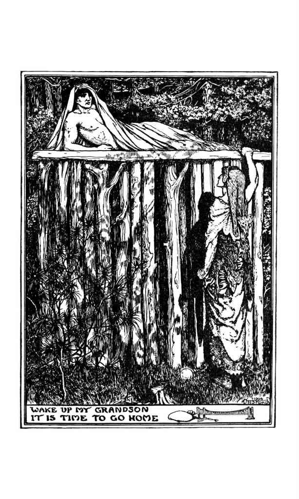 Andrew Lang Brown Fairy Book 071 Vintage Illustration A4 Photo Print