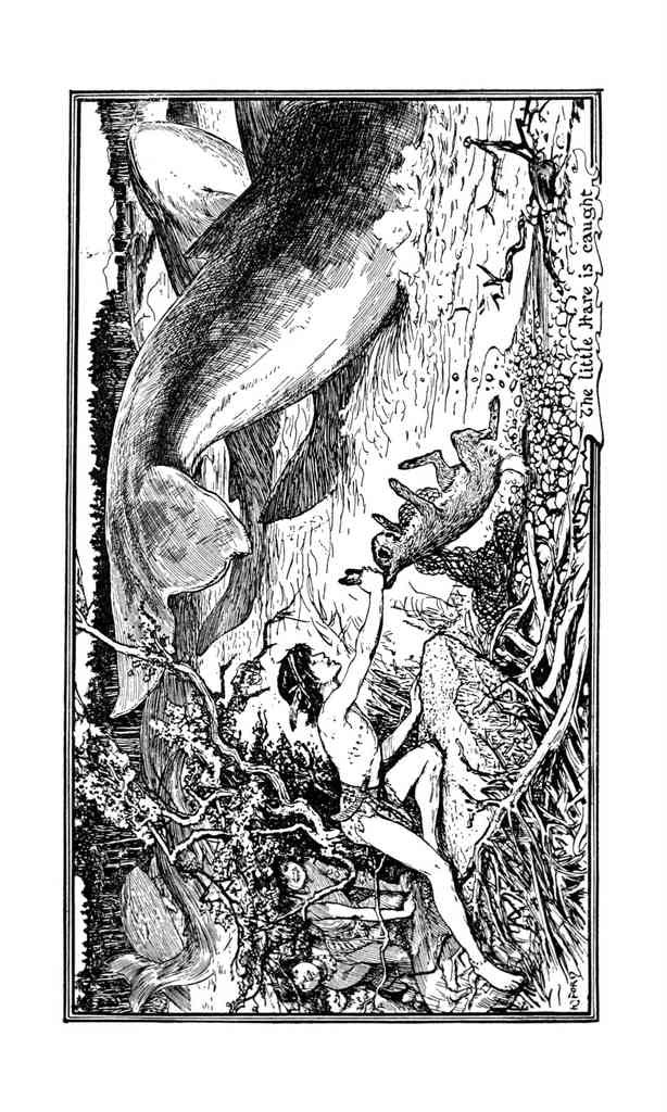 Andrew Lang Brown Fairy Book 104 Vintage Illustration A4 Photo Print