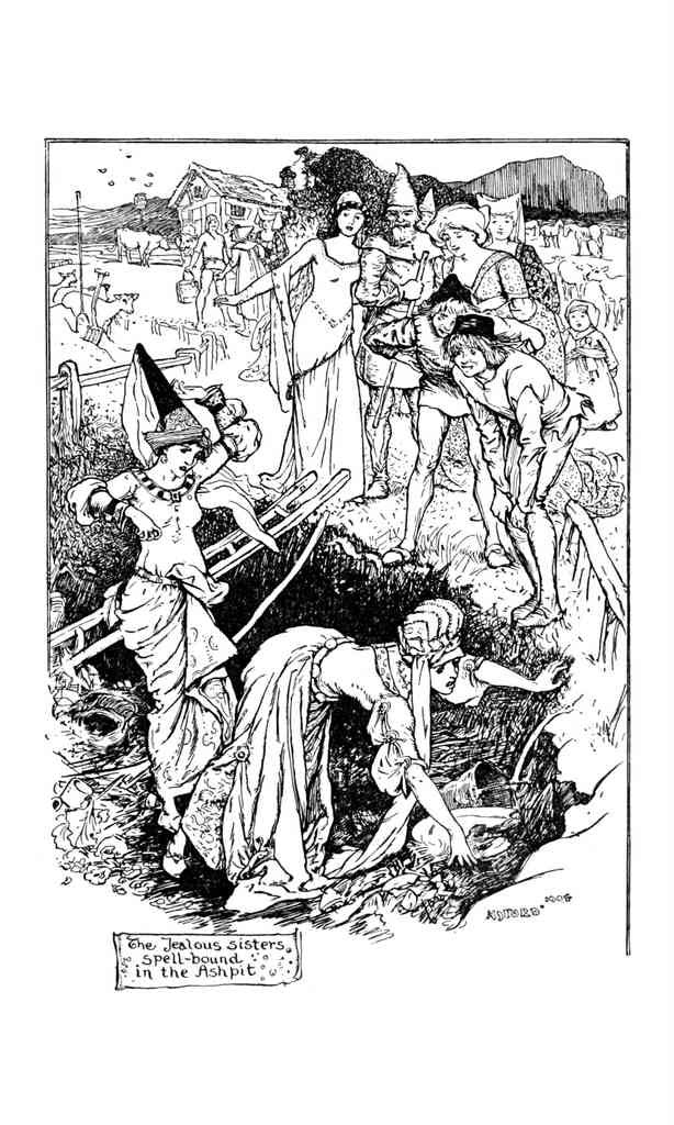 Andrew Lang Brown Fairy Book 132 Vintage Illustration A4 Photo Print
