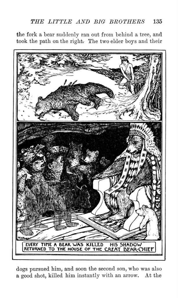 Andrew Lang Brown Fairy Book 135 Vintage Illustration A4 Photo Print