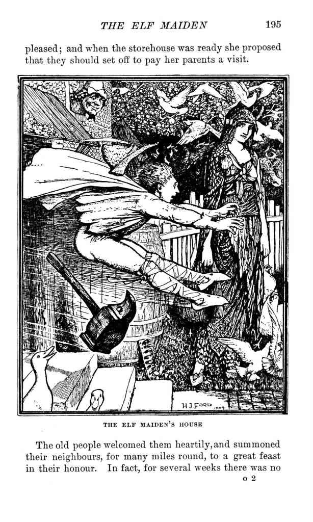 Andrew Lang Brown Fairy Book 192 Vintage Illustration A4 Photo Print