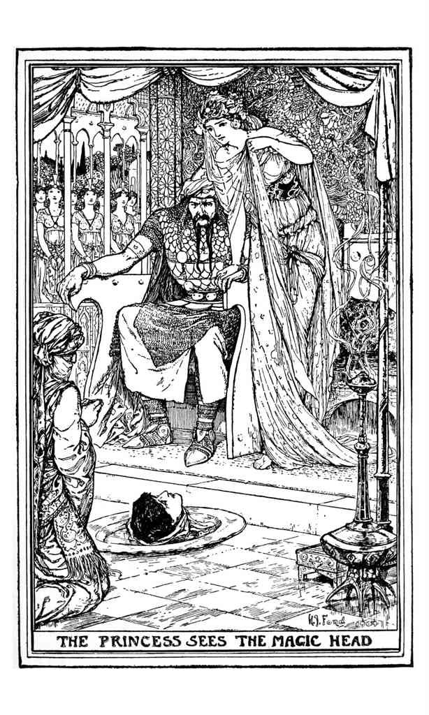Andrew Lang Brown Fairy Book 208 Vintage Illustration A4 Photo Print