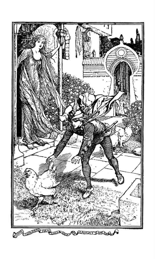 Andrew Lang Brown Fairy Book 215 Vintage Illustration A4 Photo Print