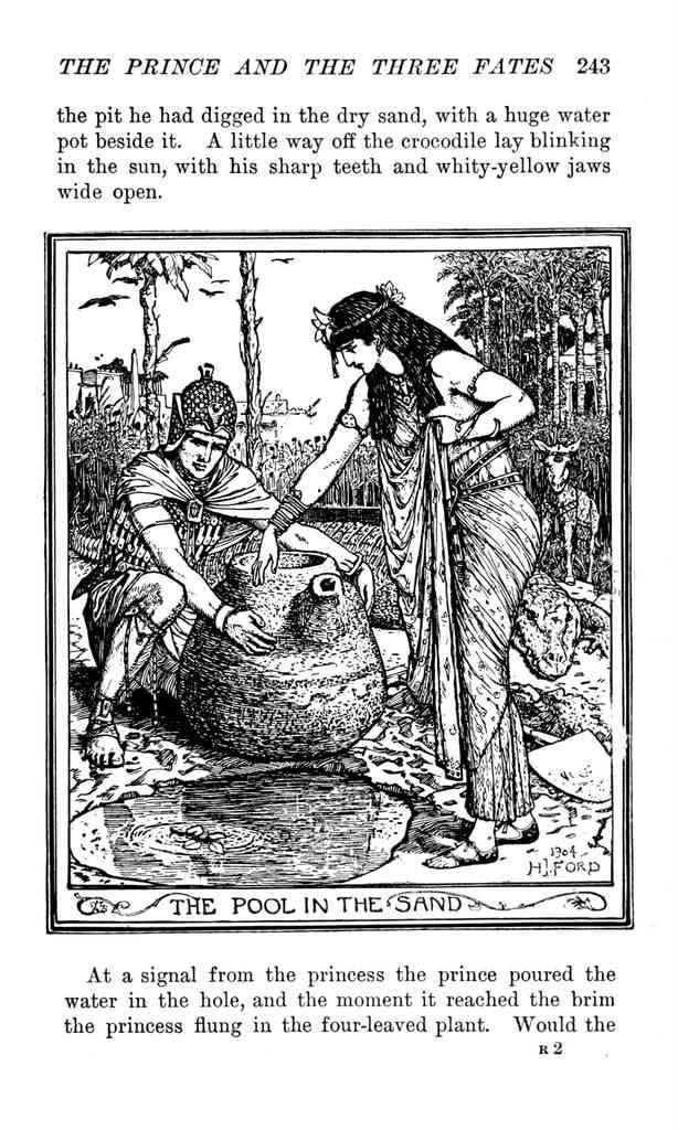 Andrew Lang Brown Fairy Book 239 Vintage Illustration A4 Photo Print