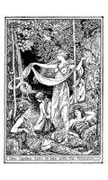Andrew Lang Brown Fairy Book 280 Vintage Illustration A4 Photo Print