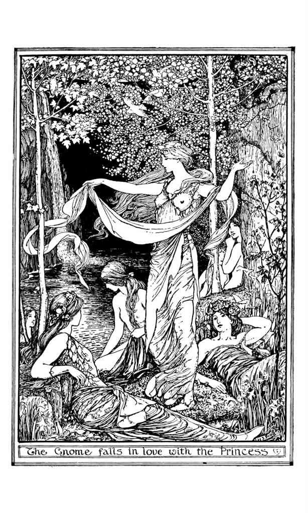 Andrew Lang Brown Fairy Book 280 Vintage Illustration A4 Photo Print