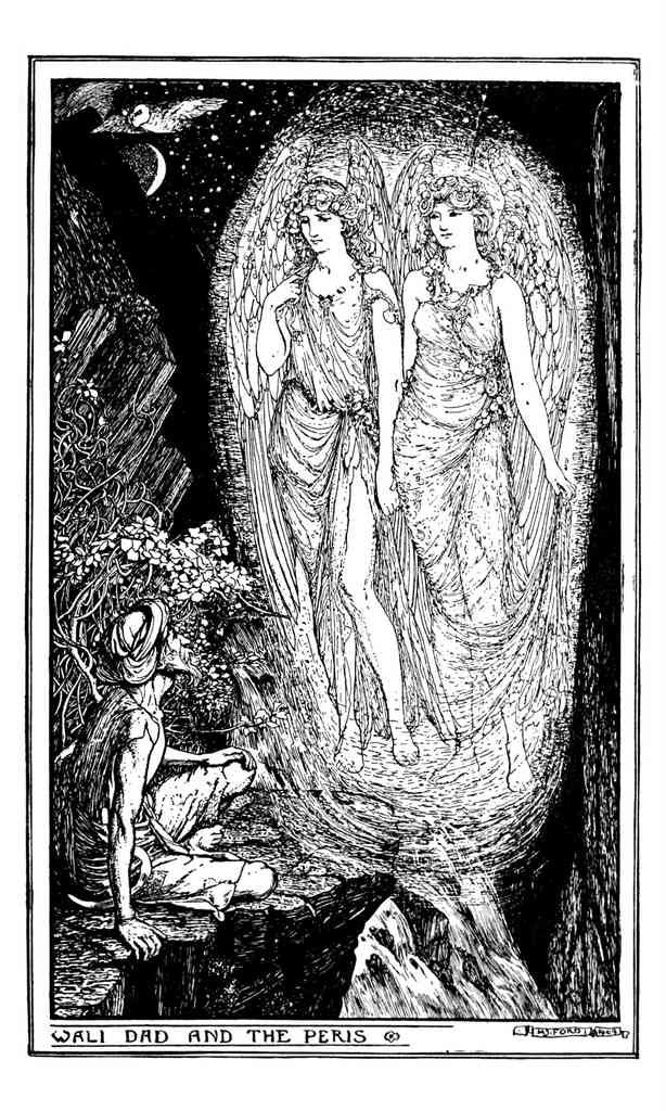 Andrew Lang Brown Fairy Book 318 Vintage Illustration A4 Photo Print
