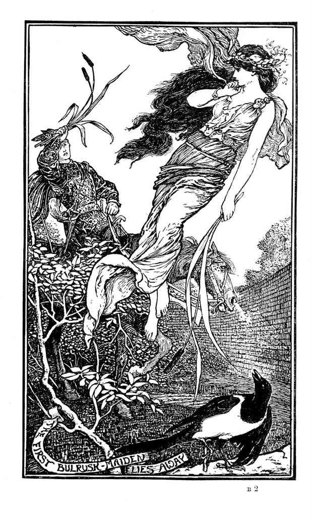 Andrew Lang Crimson Fairy Book 013 Vintage Illustration A4 Photo Print