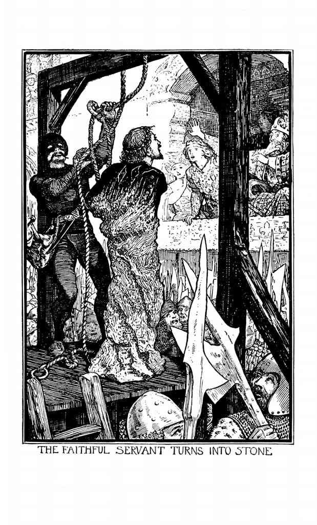 Andrew Lang Crimson Fairy Book 022 Vintage Illustration A4 Photo Print