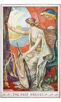 Andrew Lang Crimson Fairy Book 025 Vintage Illustration A4 Photo Print
