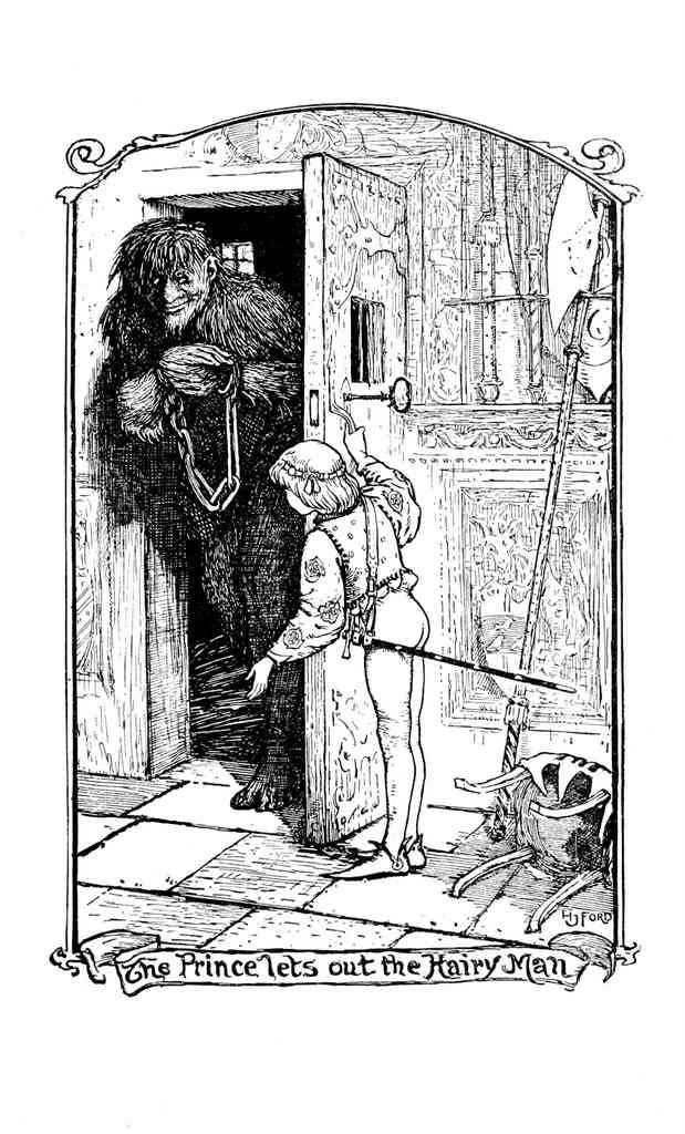 Andrew Lang Crimson Fairy Book 031 Vintage Illustration A4 Photo Print