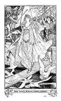 Andrew Lang Crimson Fairy Book 056 Vintage Illustration A4 Photo Print