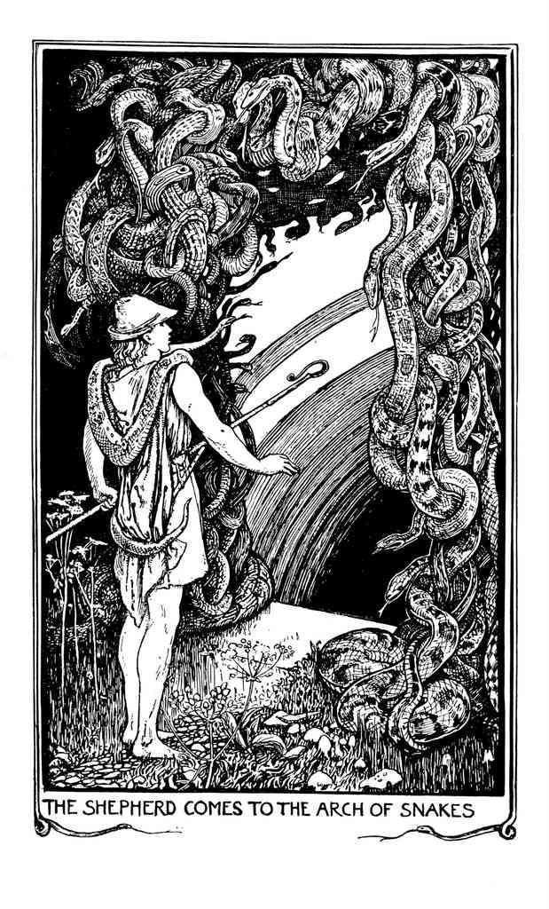 Andrew Lang Crimson Fairy Book 061 Vintage Illustration A4 Photo Print