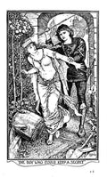 Andrew Lang Crimson Fairy Book 070 Vintage Illustration A4 Photo Print