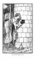 Andrew Lang Crimson Fairy Book 073 Vintage Illustration A4 Photo Print