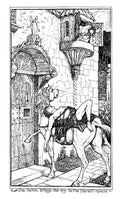 Andrew Lang Crimson Fairy Book 120 Vintage Illustration A4 Photo Print