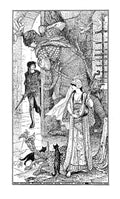 Andrew Lang Crimson Fairy Book 143 Vintage Illustration A4 Photo Print