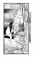 Andrew Lang Crimson Fairy Book 196 Vintage Illustration A4 Photo Print