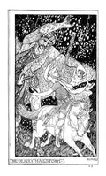 Andrew Lang Crimson Fairy Book 306 Vintage Illustration A4 Photo Print