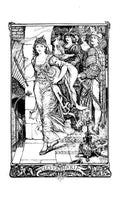 Andrew Lang Crimson Fairy Book 342 Vintage Illustration A4 Photo Print