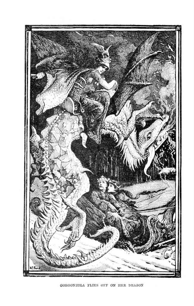 Andrew Lang Green Fairy Book 003 Vintage Illustration A4 Photo Print