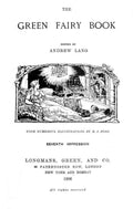 Andrew Lang Green Fairy Book 004 Vintage Illustration A4 Photo Print