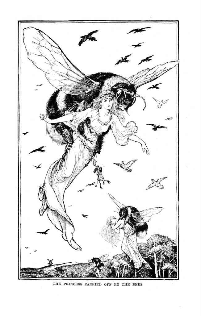 Andrew Lang Green Fairy Book 061 Vintage Illustration A4 Photo Print