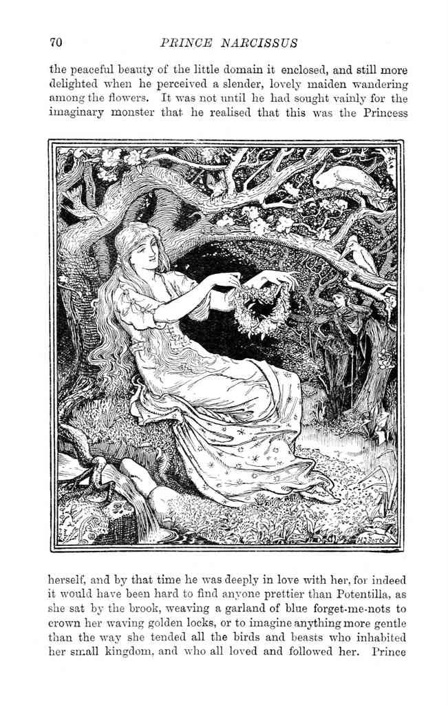 Andrew Lang Green Fairy Book 077 Vintage Illustration A4 Photo Print