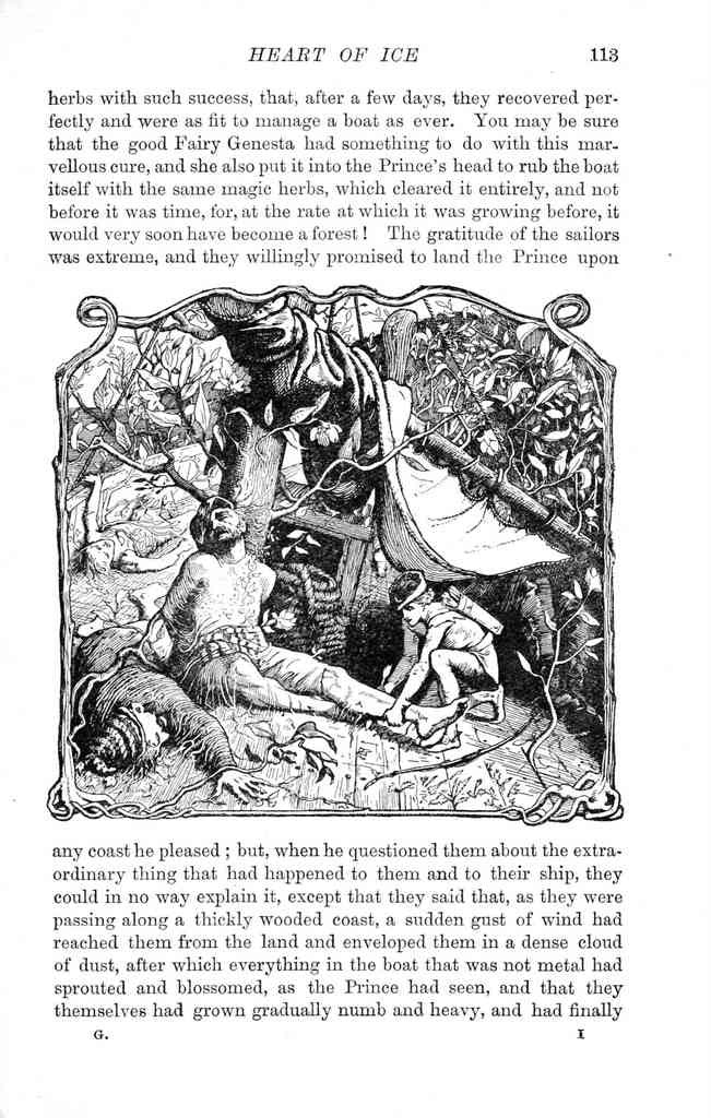 Andrew Lang Green Fairy Book 119 Vintage Illustration A4 Photo Print