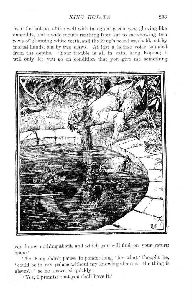 Andrew Lang Green Fairy Book 206 Vintage Illustration A4 Photo Print